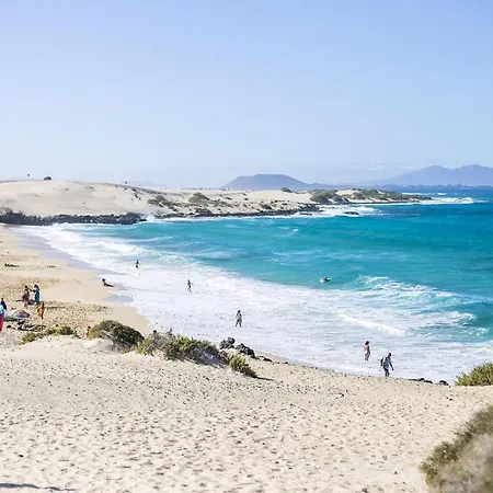 Blue With Private Pool, Bbq, Wifi - Suitable For Families By Holidays * Corralejo